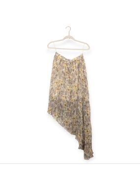 NWT The Jet Set Diaries Frangapani Floral Print Asymmetric Skirt Size S